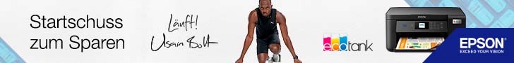 EPSON Banner 'Startschuss zum Sparen' 